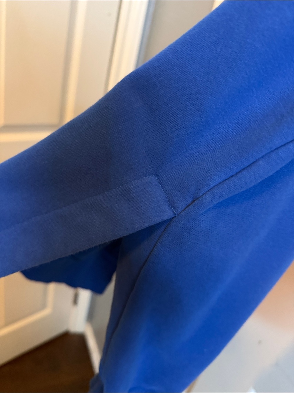 Source Unknown Royal Blue Hoodie with White Drawstrings - Picture 4 of 10